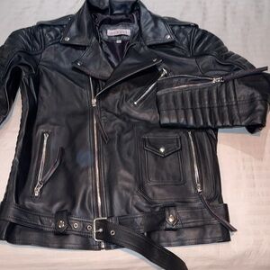 Men's leather jacket